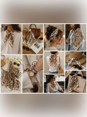 Summer Floral Scarf